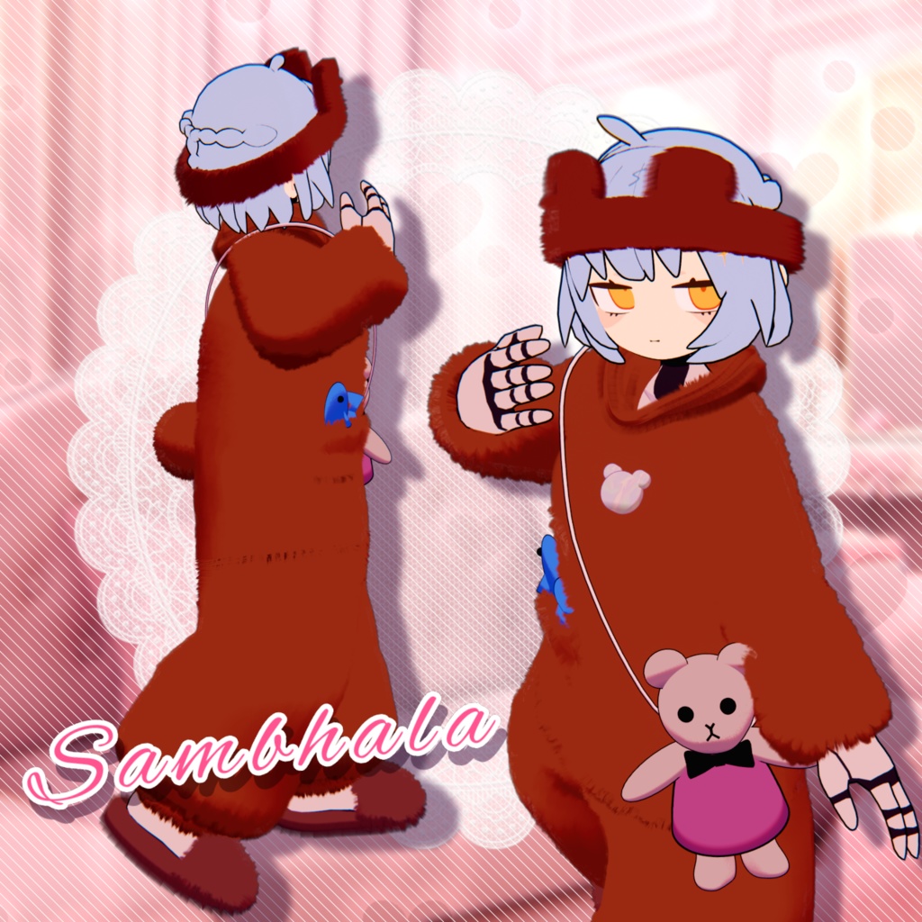 11/13まで限定!無料配布【3Ⅾ衣装】『rabear chill time』10アバター対応