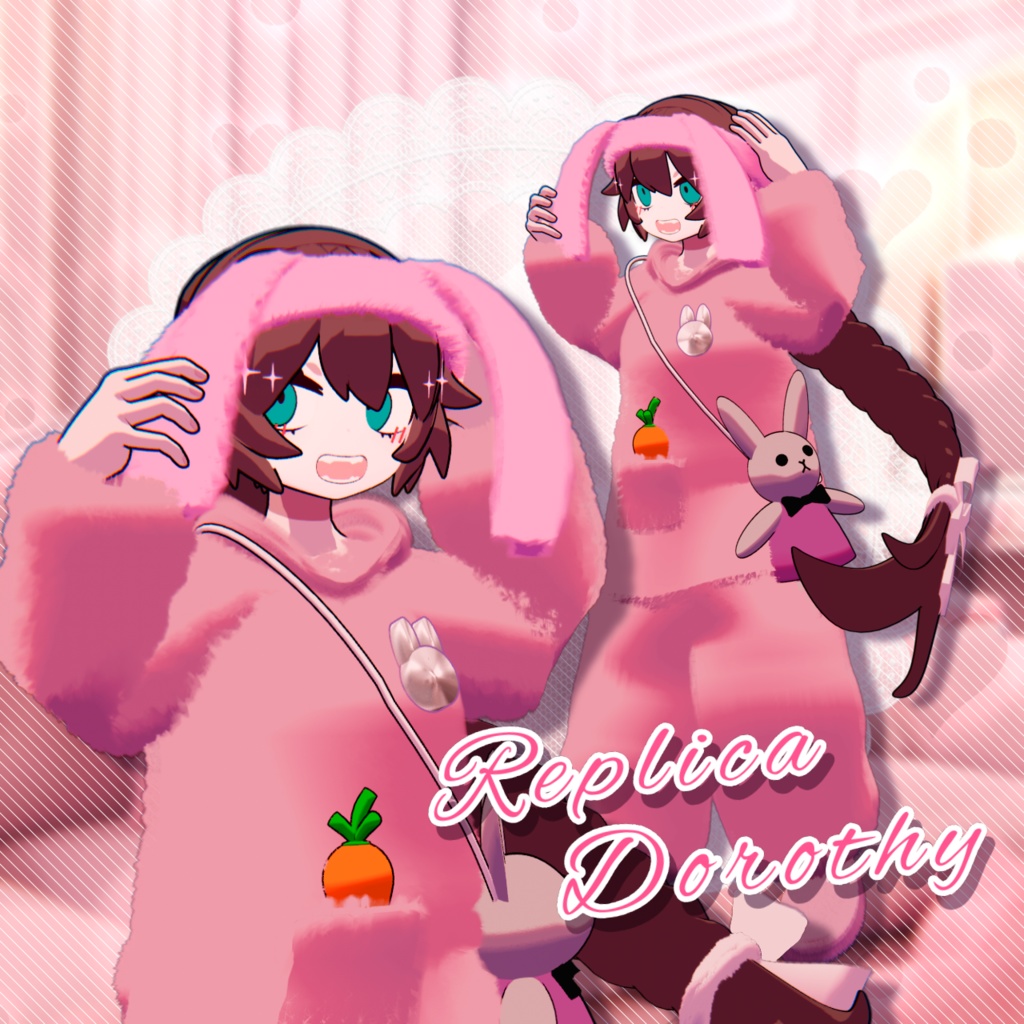 11/13まで限定!無料配布【3Ⅾ衣装】『rabear chill time』10アバター対応