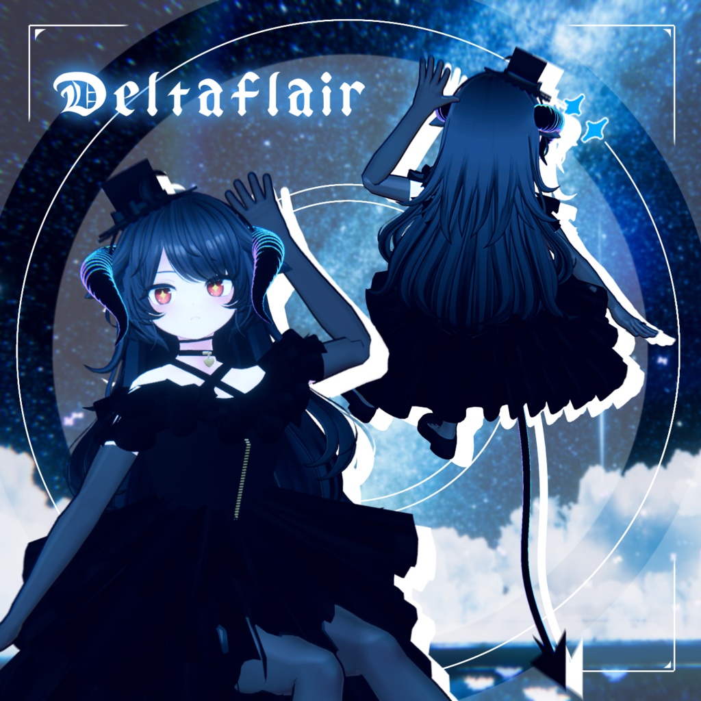 【3Ⅾ衣装】Stella Luminous 9アバター対応