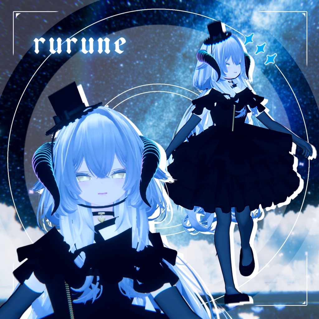 【3Ⅾ衣装】Stella Luminous 9アバター対応