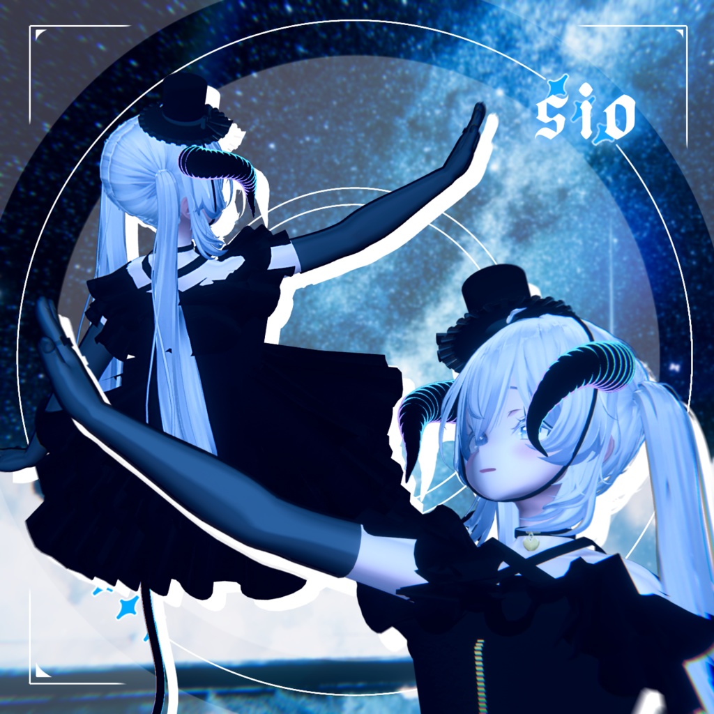 【3Ⅾ衣装】Stella Luminous 9アバター対応