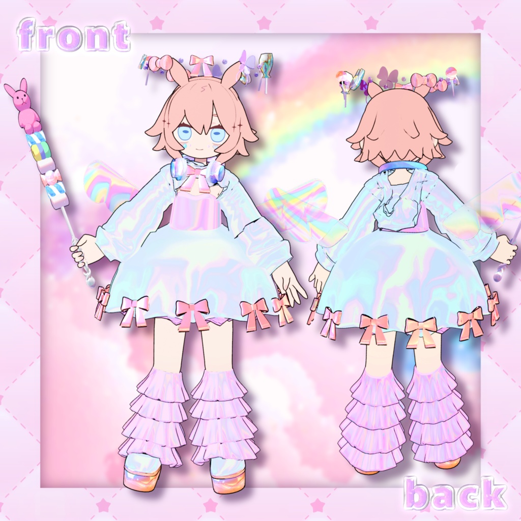 【3Ⅾ衣装】『dream cute』4アバター対応