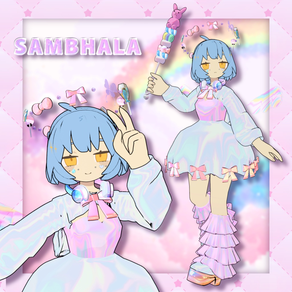 【3Ⅾ衣装】『dream cute』4アバター対応