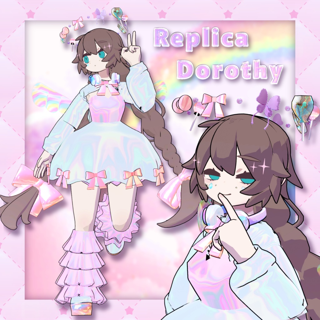 【3Ⅾ衣装】『dream cute』4アバター対応