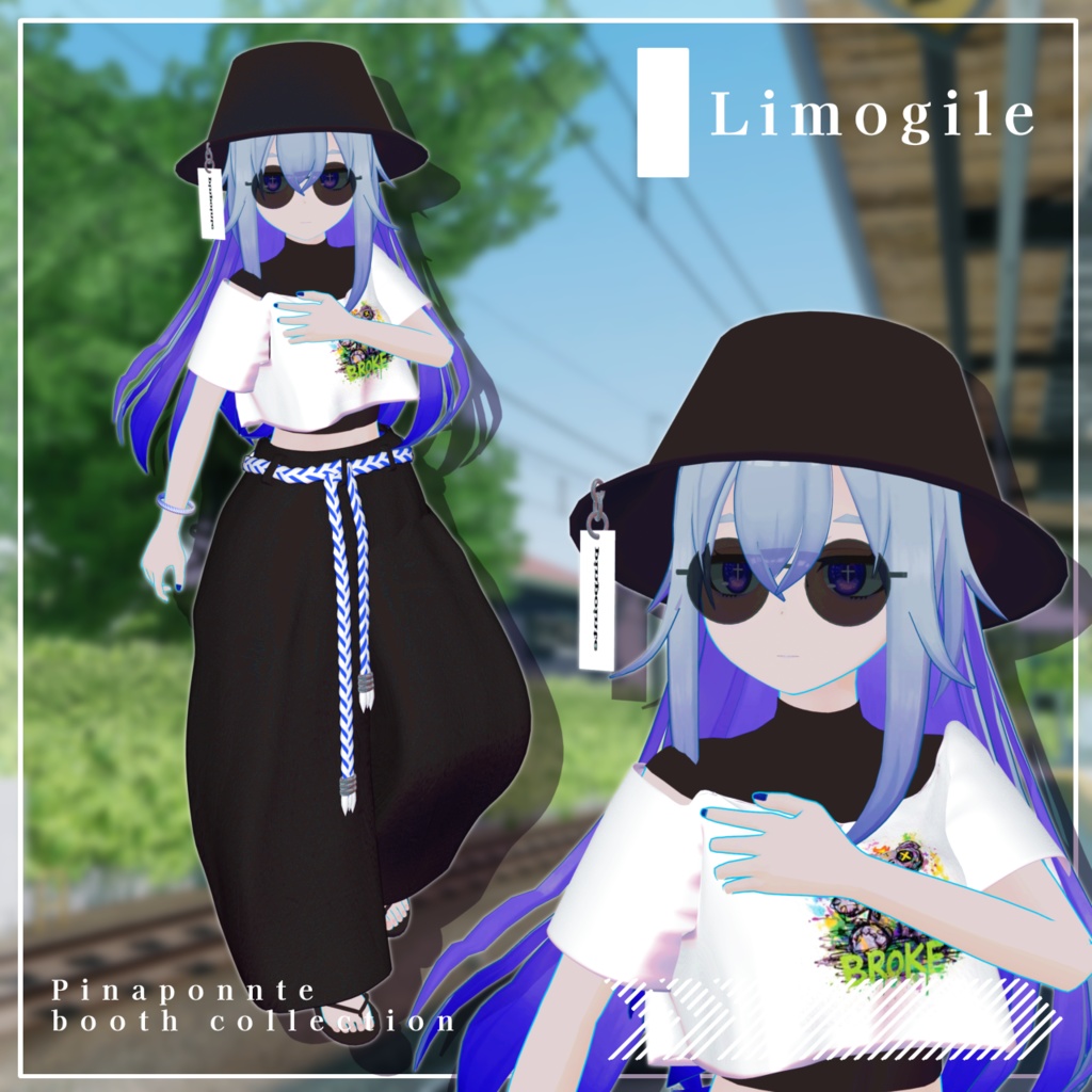 【3Ⅾ衣装】『roughstyle』19アバター対応