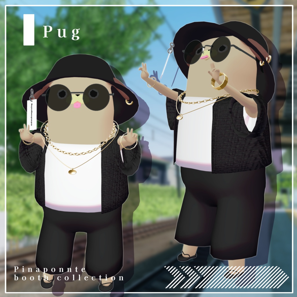 【3Ⅾ衣装】『roughstyle』19アバター対応