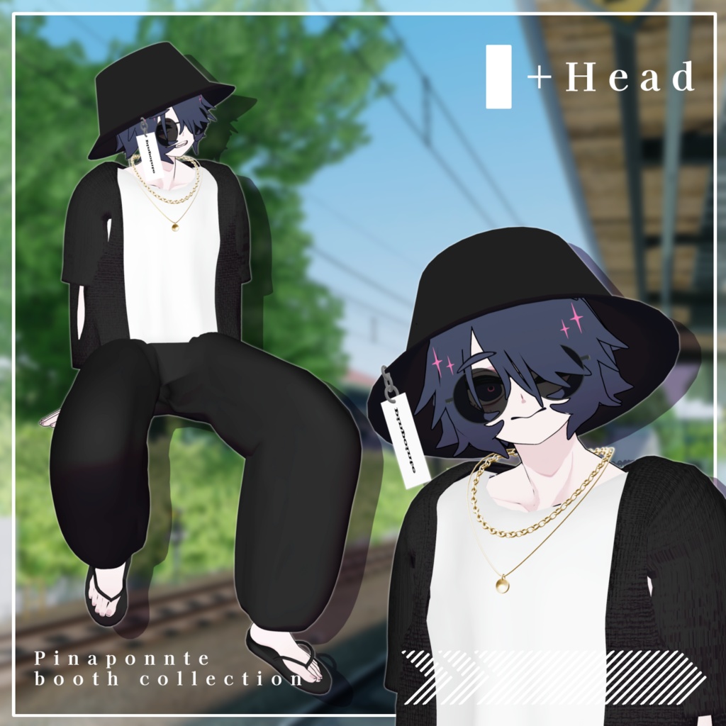 【3Ⅾ衣装】『roughstyle』19アバター対応