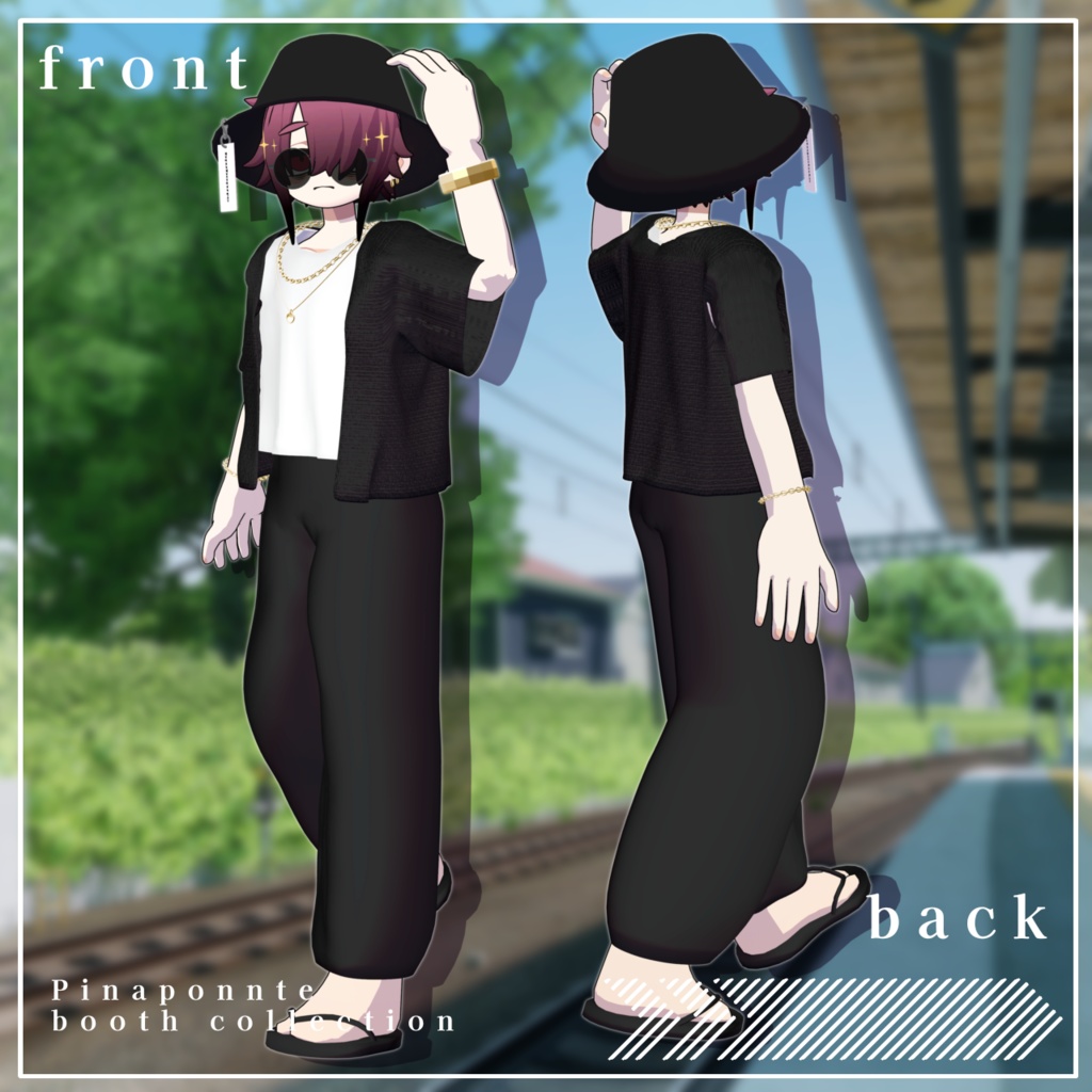 【3Ⅾ衣装】『roughstyle』19アバター対応