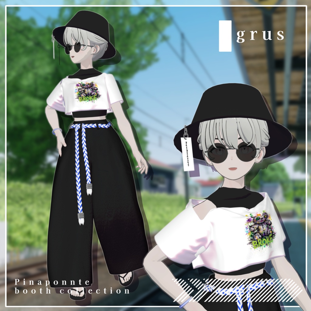 【3Ⅾ衣装】『roughstyle』19アバター対応