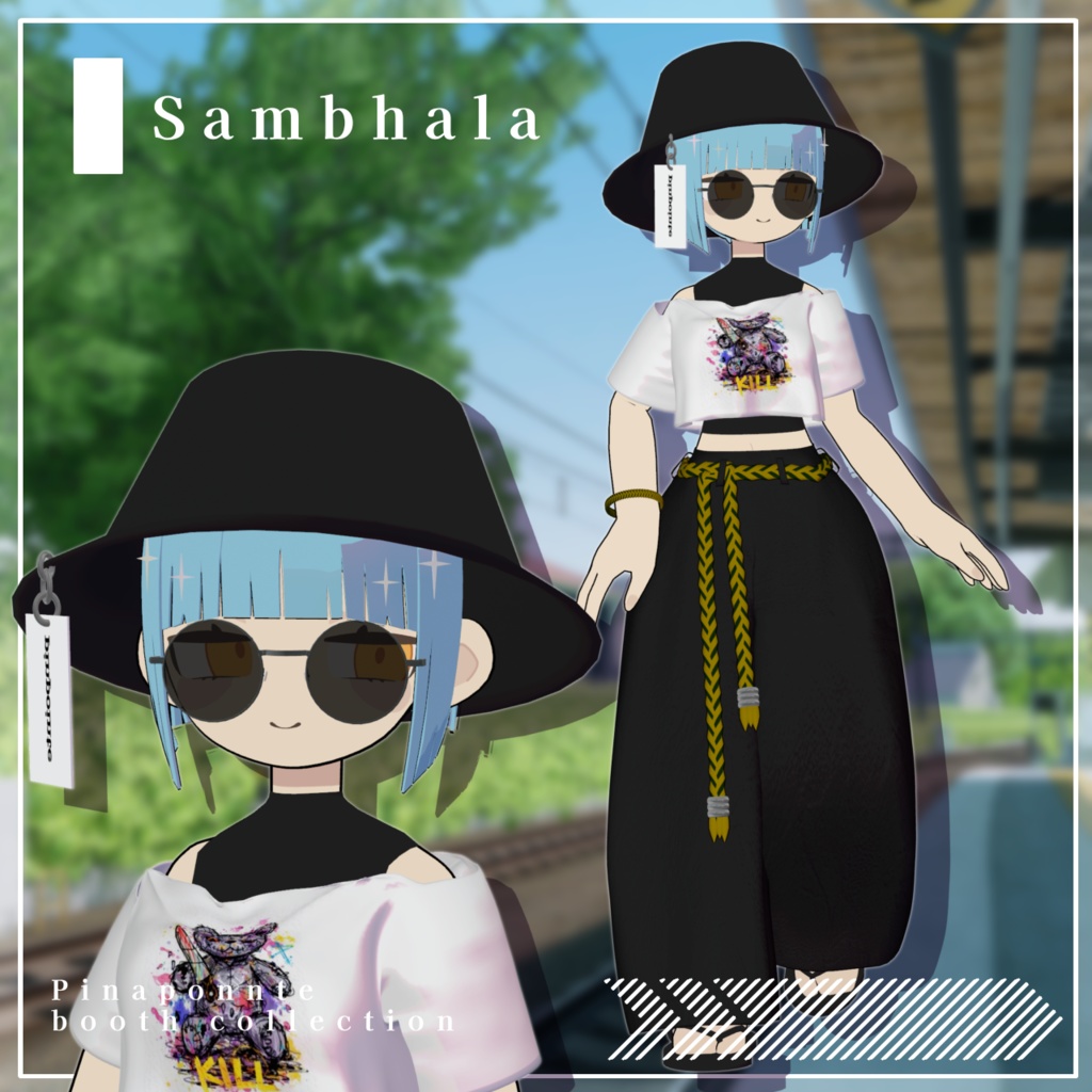 【3Ⅾ衣装】『roughstyle』19アバター対応