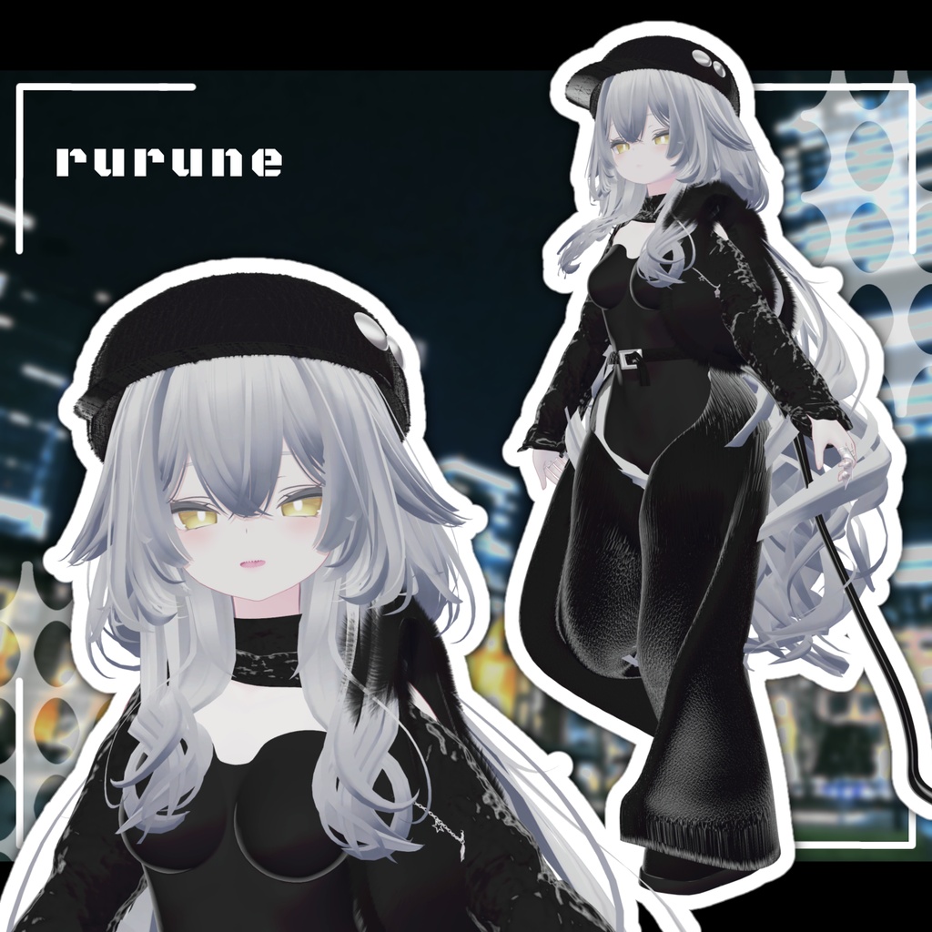 【3Ⅾ衣装】『MonoFlux』10アバター対応