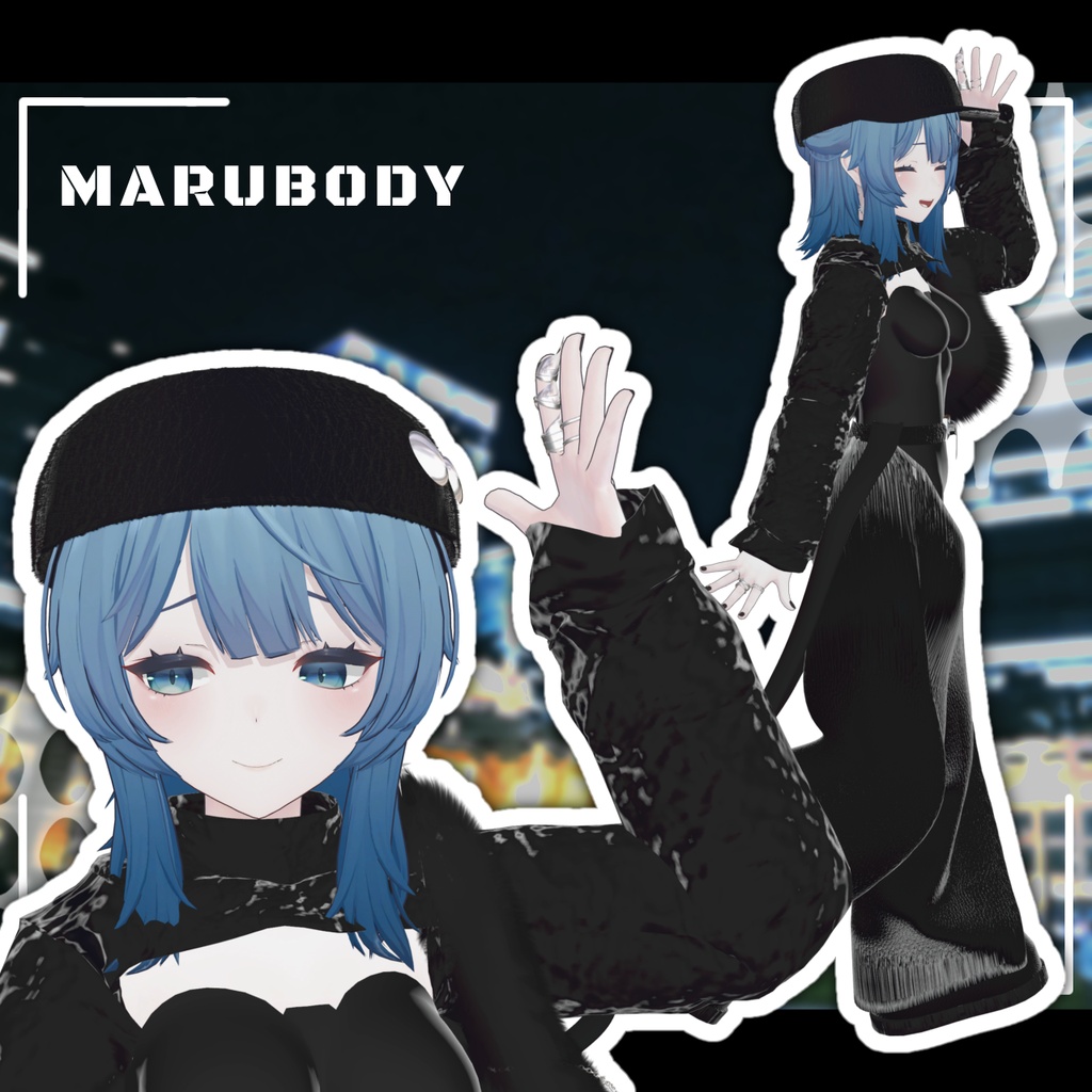 【3Ⅾ衣装】『MonoFlux』10アバター対応