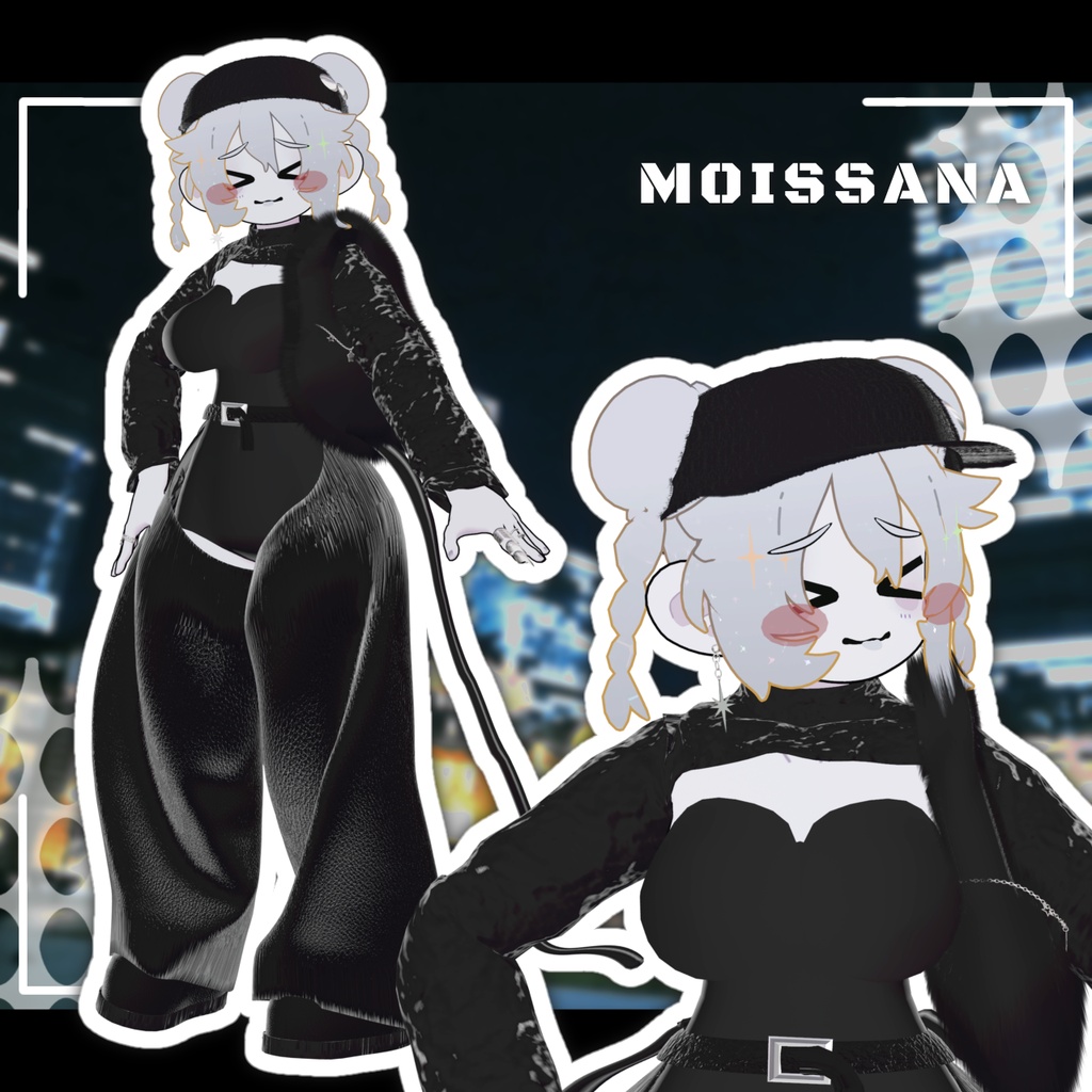 【3Ⅾ衣装】『MonoFlux』10アバター対応