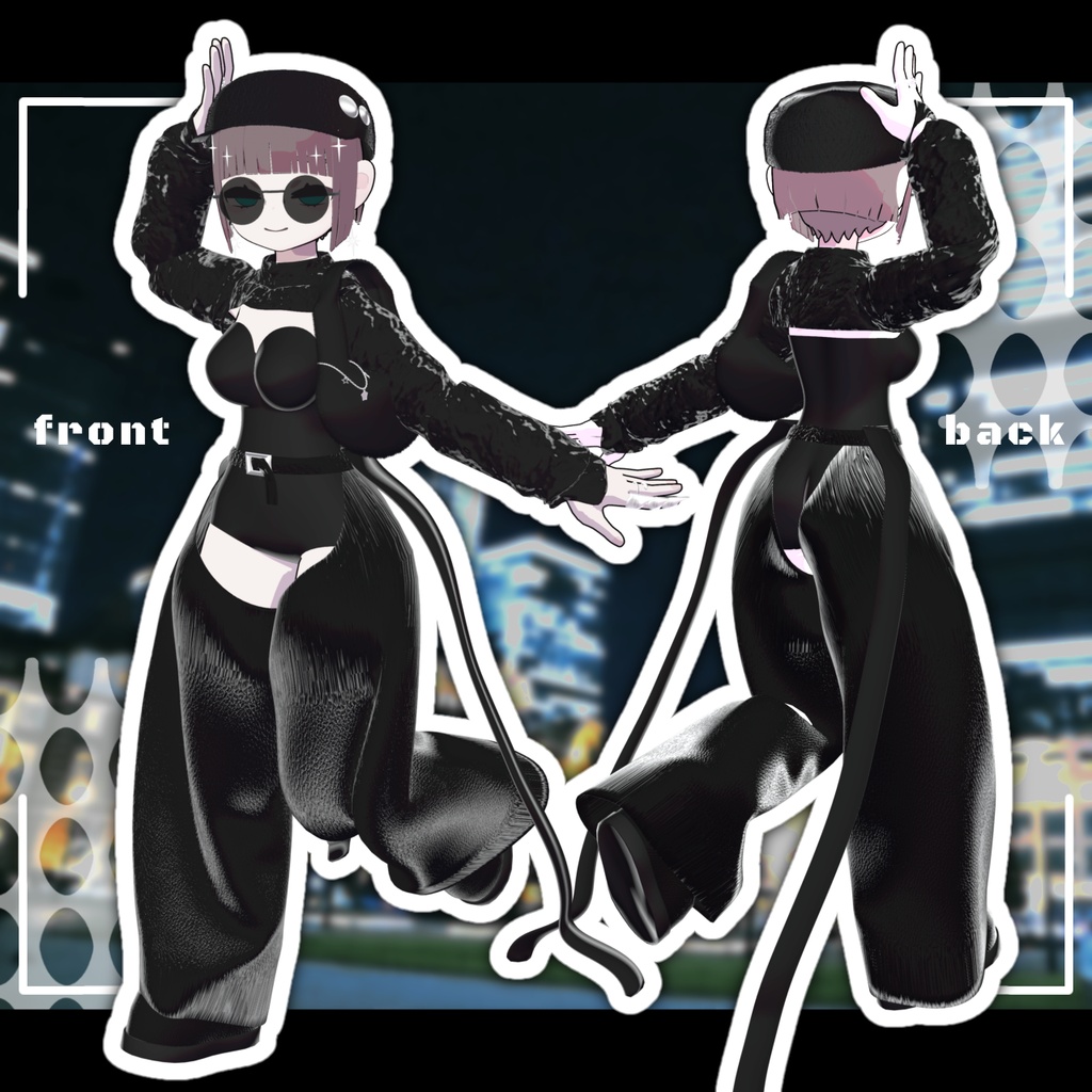 【3Ⅾ衣装】『MonoFlux』10アバター対応