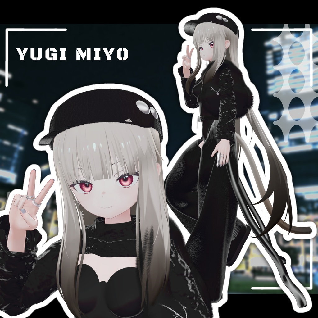 【3Ⅾ衣装】『MonoFlux』10アバター対応