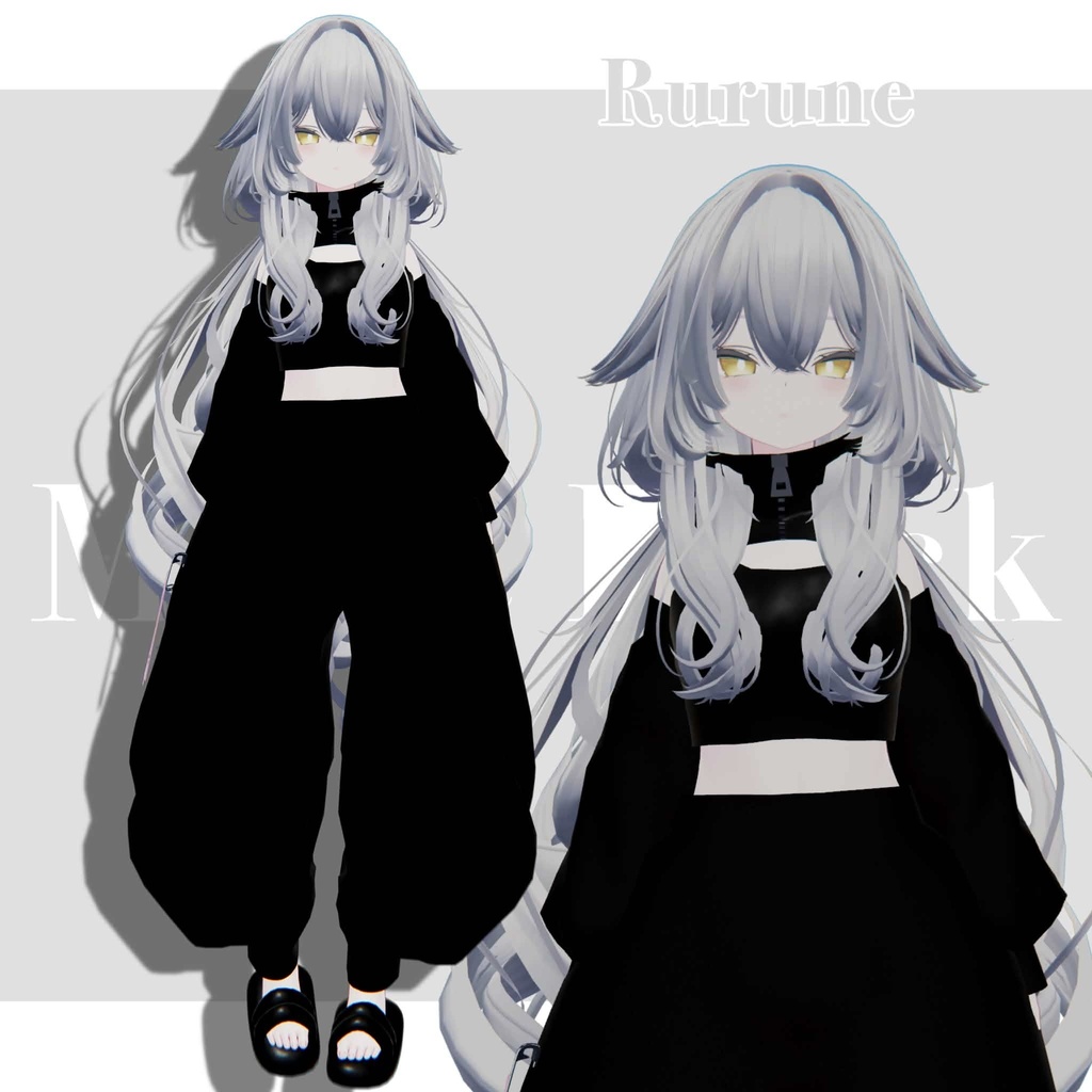 1日限定無料!!!【3D衣装】Mode Black 20アバター