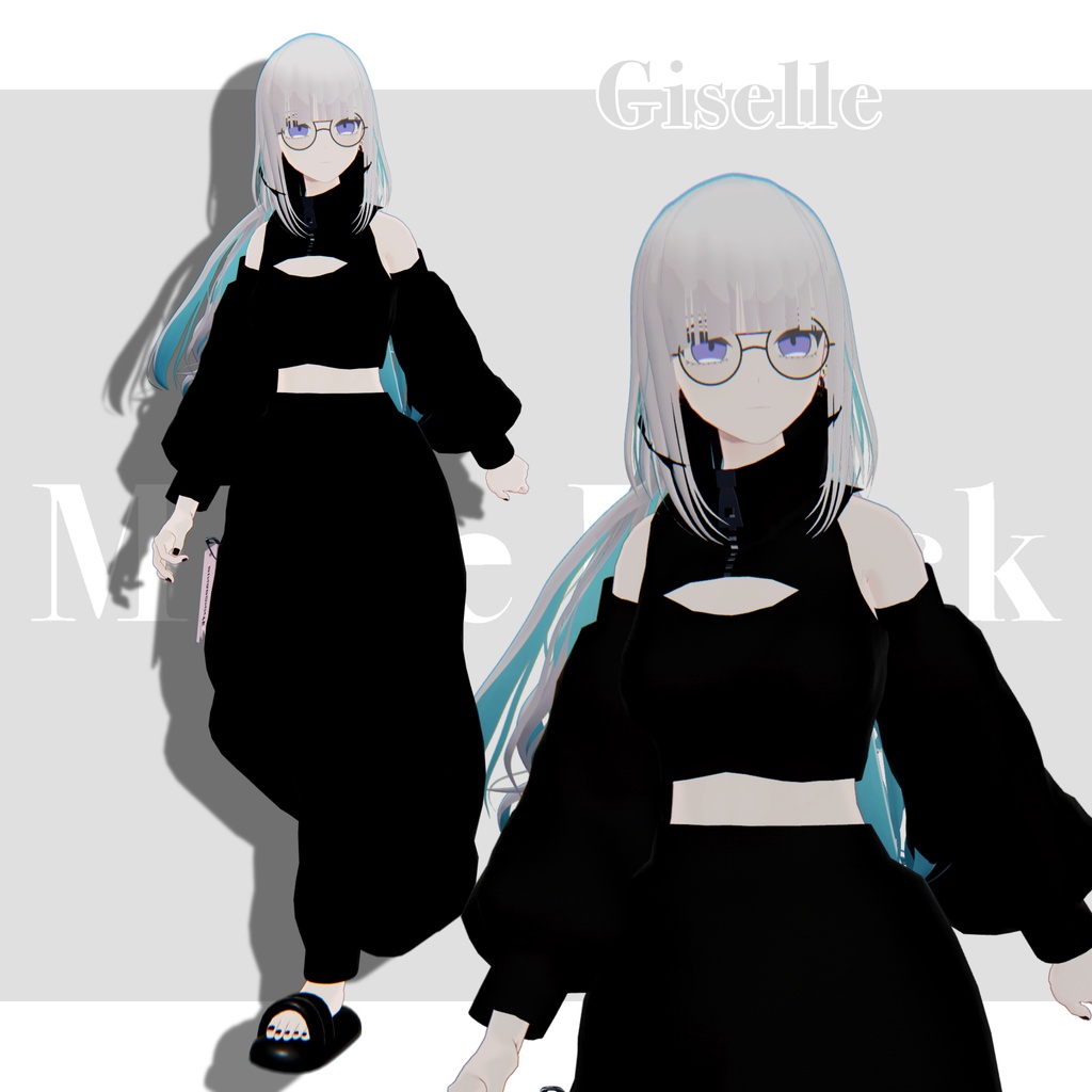 1日限定無料!!!【3D衣装】Mode Black 20アバター