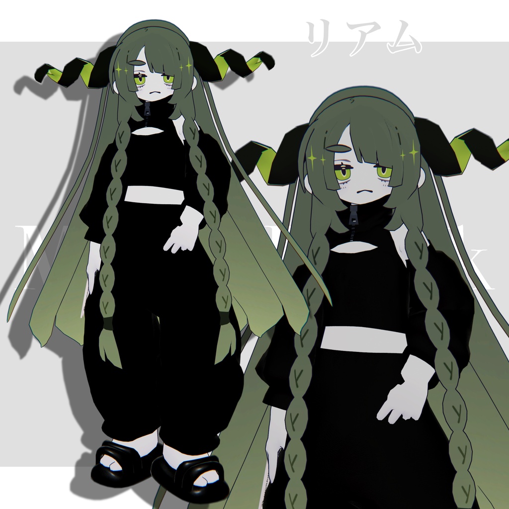 1日限定無料!!!【3D衣装】Mode Black 20アバター