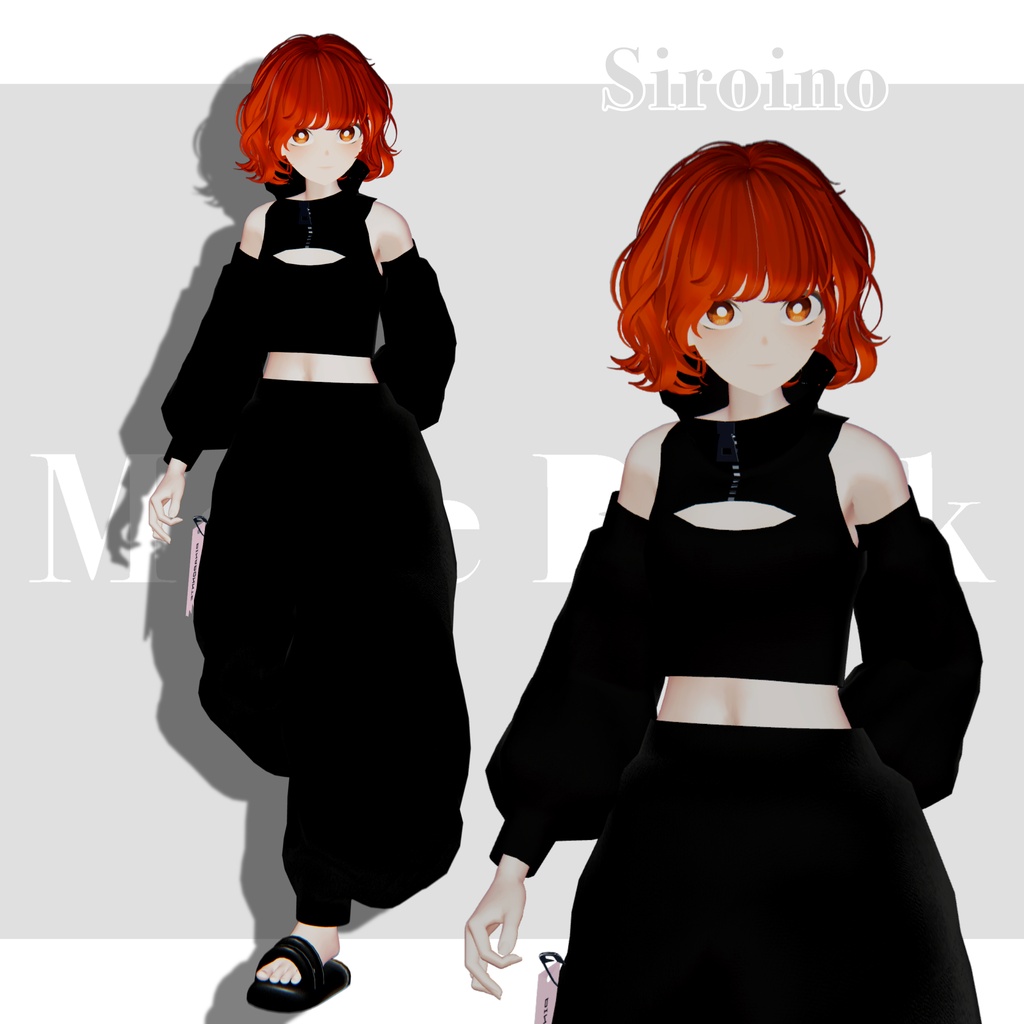1日限定無料!!!【3D衣装】Mode Black 20アバター