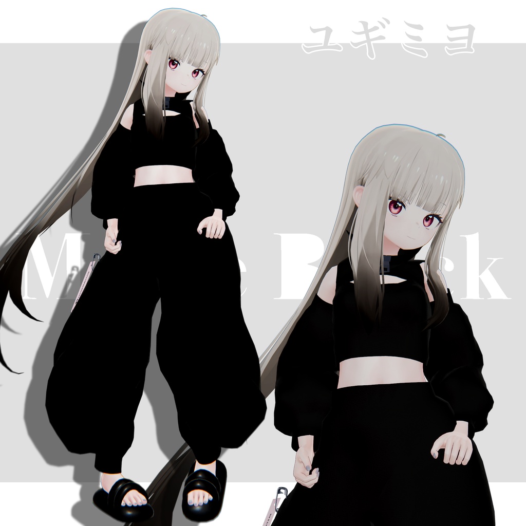 1日限定無料!!!【3D衣装】Mode Black 20アバター