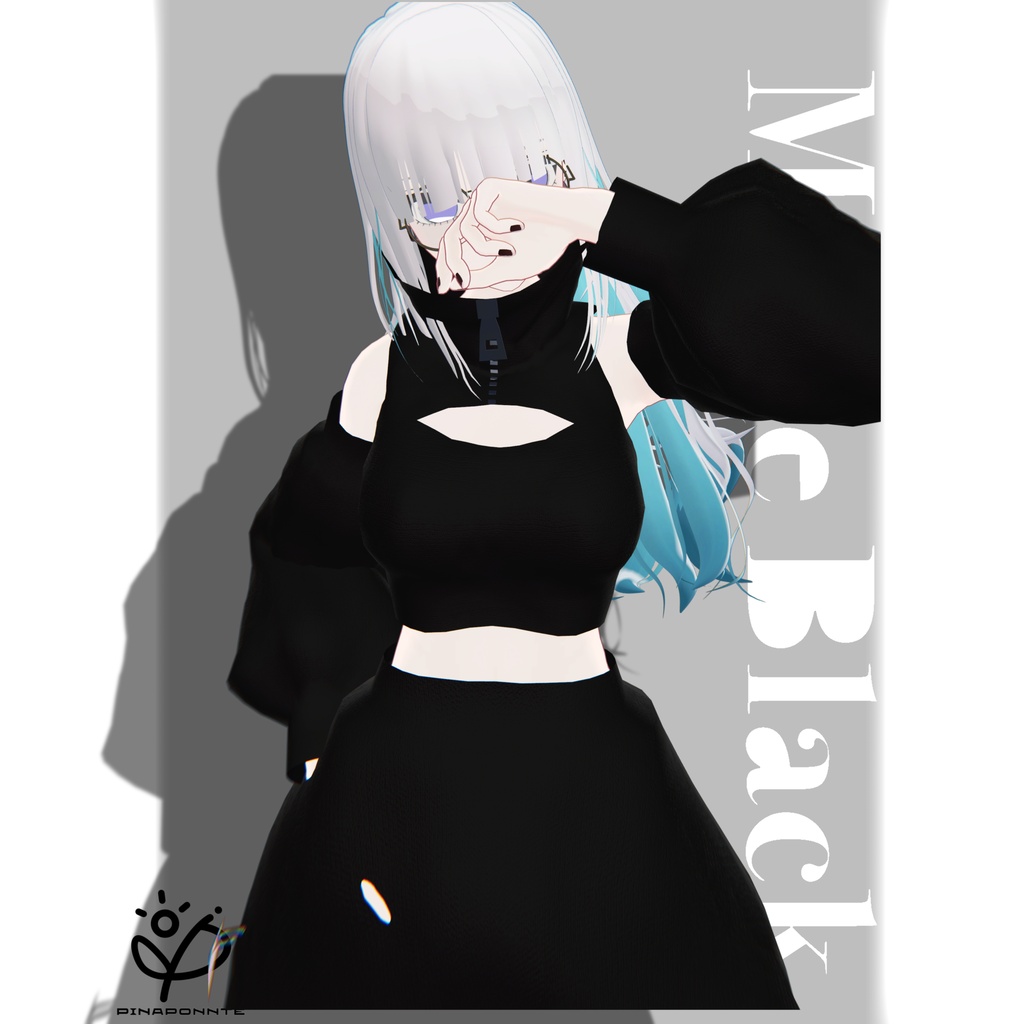1日限定無料!!!【3D衣装】Mode Black 20アバター