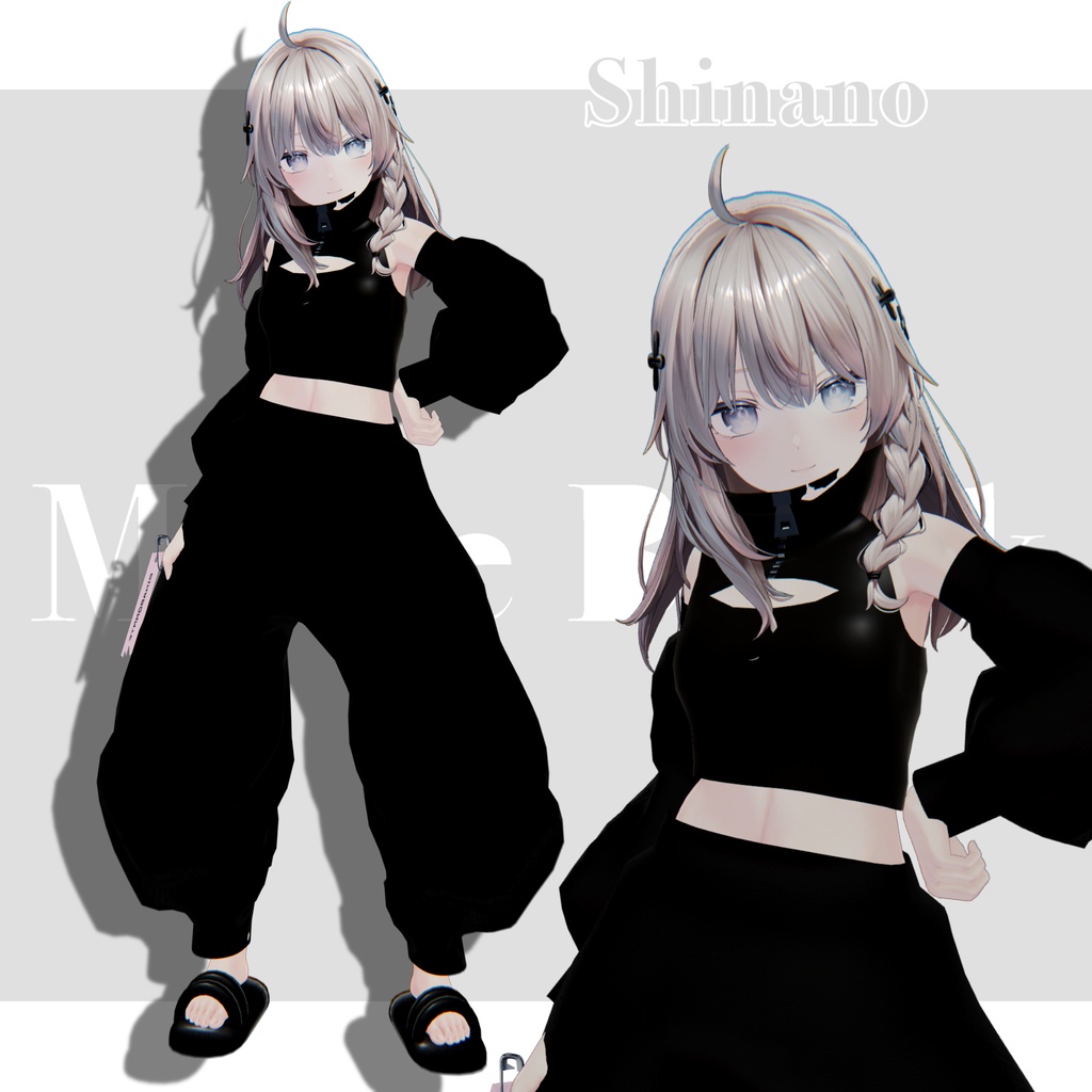 1日限定無料!!!【3D衣装】Mode Black 20アバター