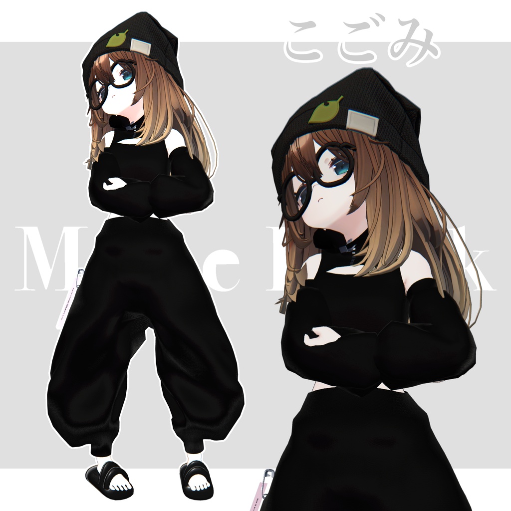 【3D衣装】Mode Black 21アバター