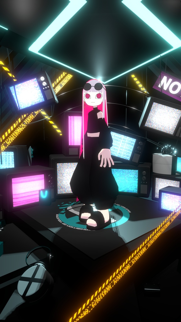 【8/9までセール】ピンク・ビビッドpink・vivid /オリジナル3Dモデル