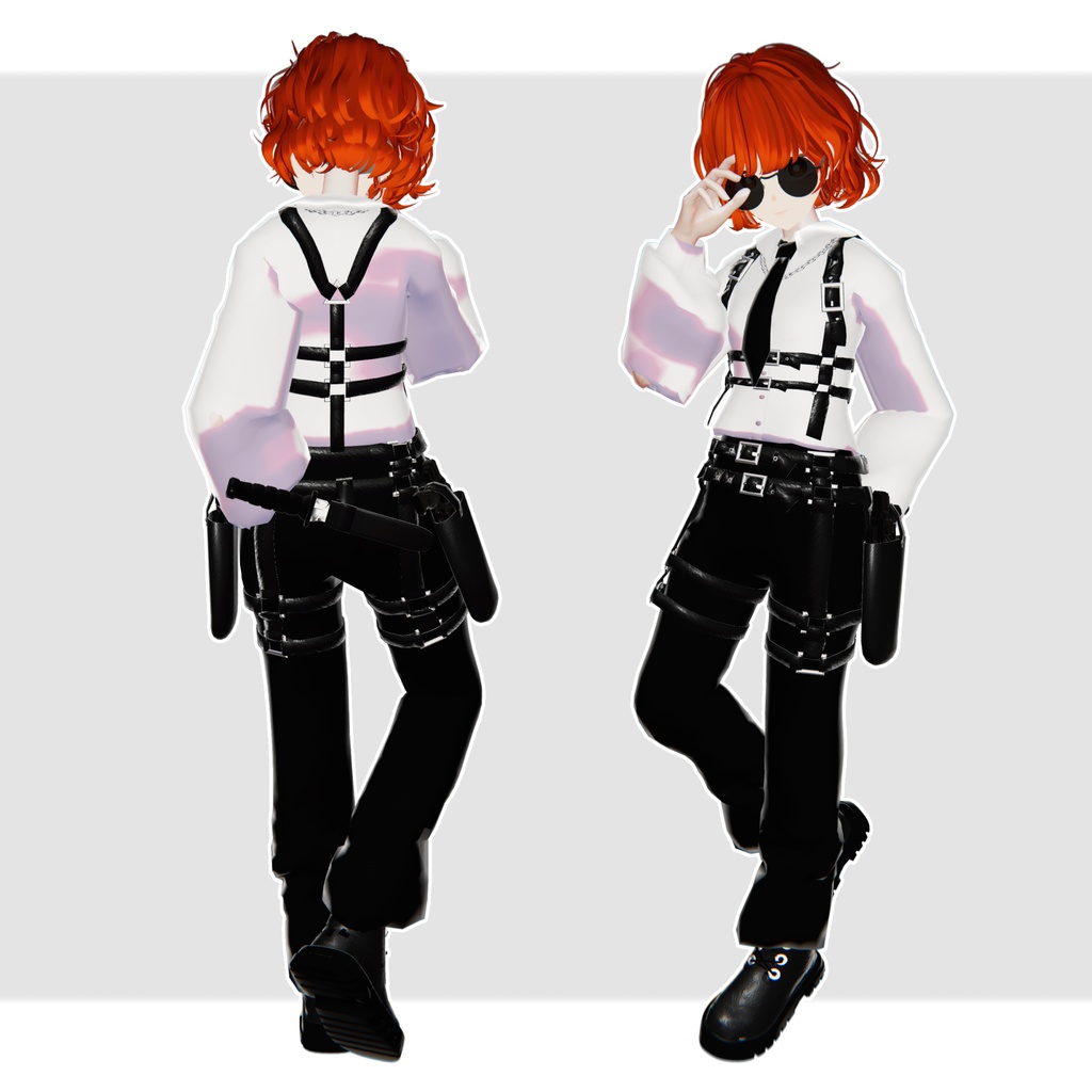 【3D衣装】茜崎衣装 #SiroinoSotai