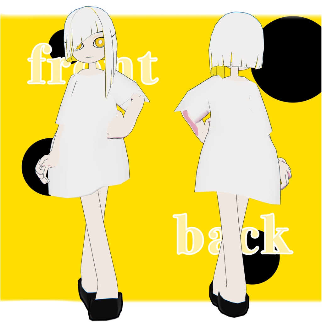 イエロー・シャルトルyellow・chartreu/3Dオリジナルアバター
