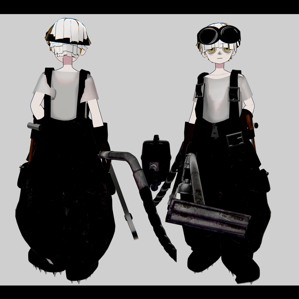 掃除屋のオーター/3Dオリジナルアバター