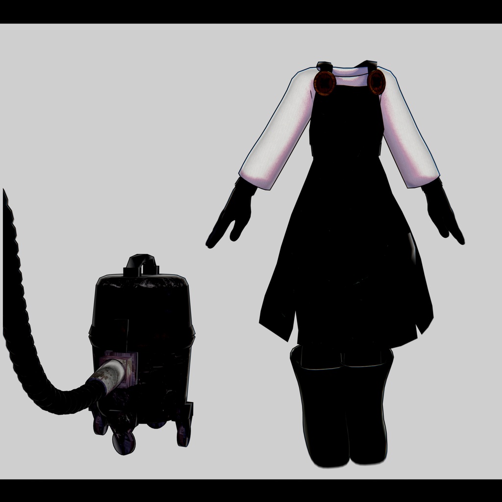 掃除屋のオーター/3Dオリジナルアバター