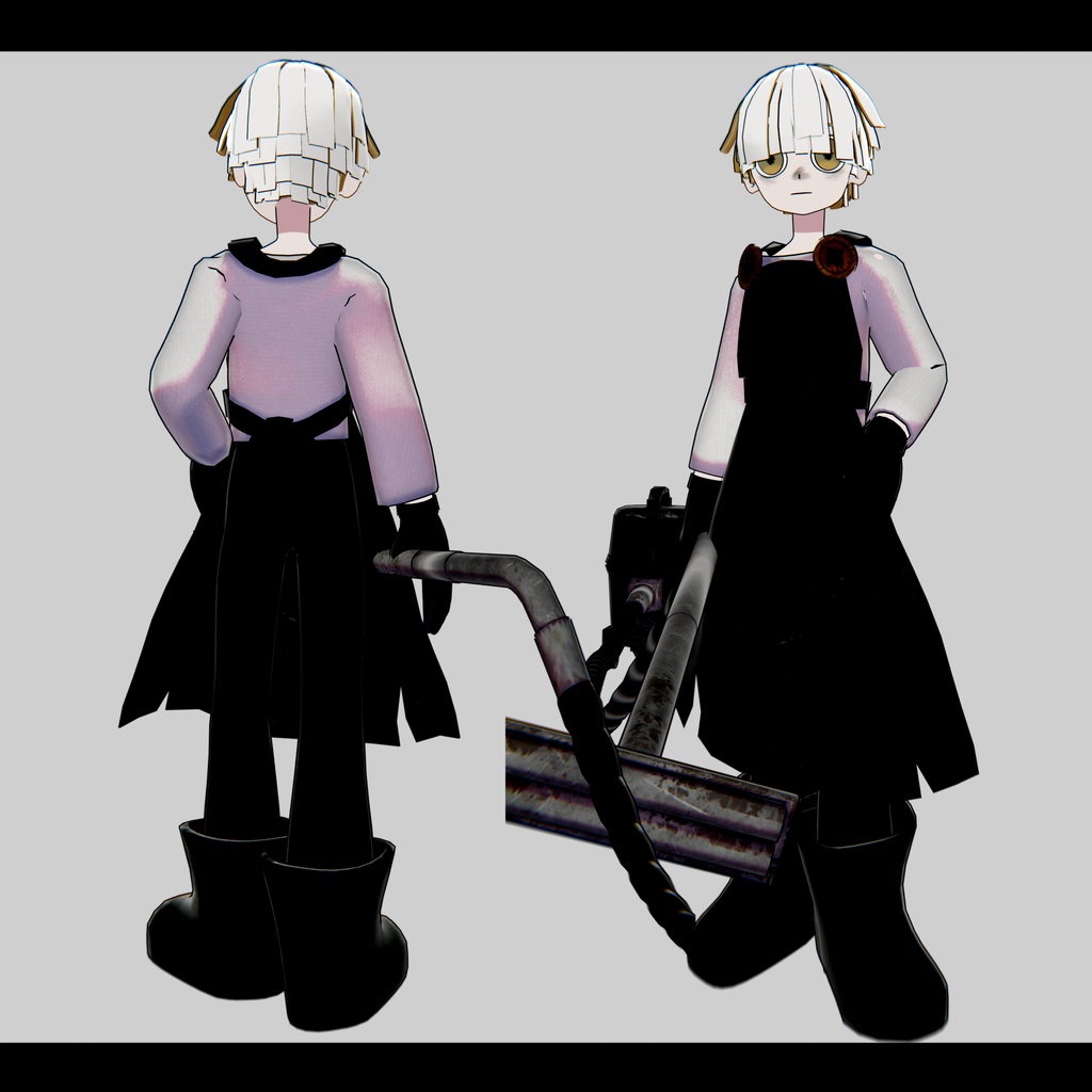 掃除屋のオーター/3Dオリジナルアバター