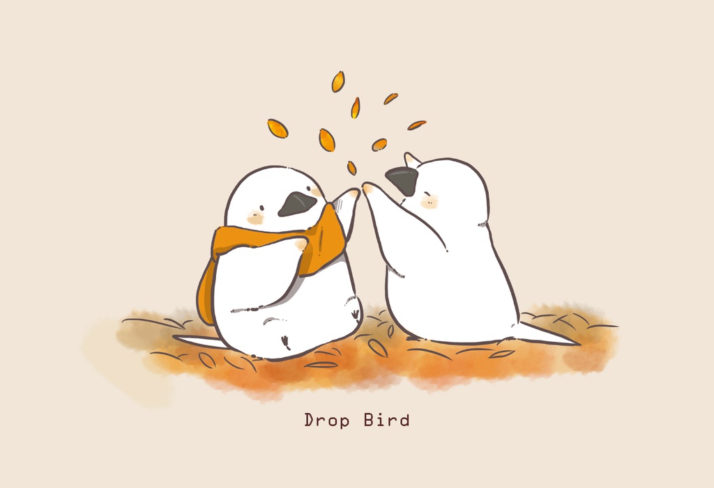 シマエナガのパスケース