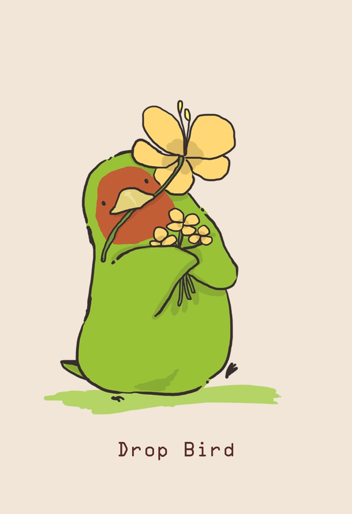 コザクラインコのパスケース