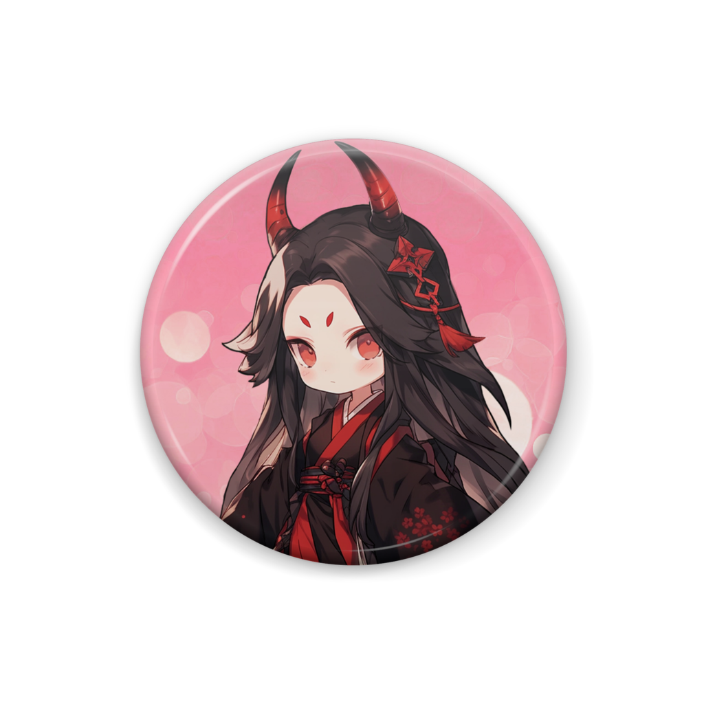 缶バッジ（鬼之神少女）