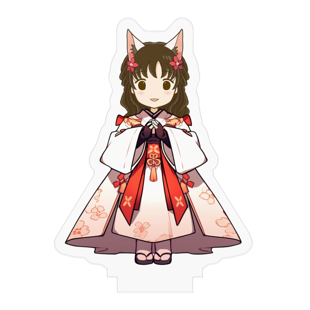 アクリルフィギュア(狛犬神使)