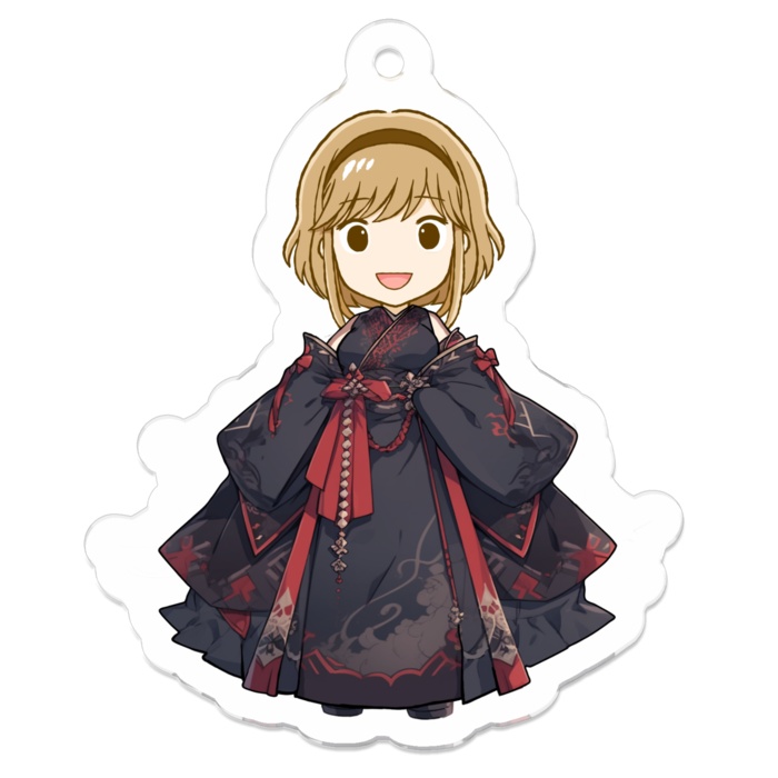 私は鈴子と申しますアクリルキーホルダー