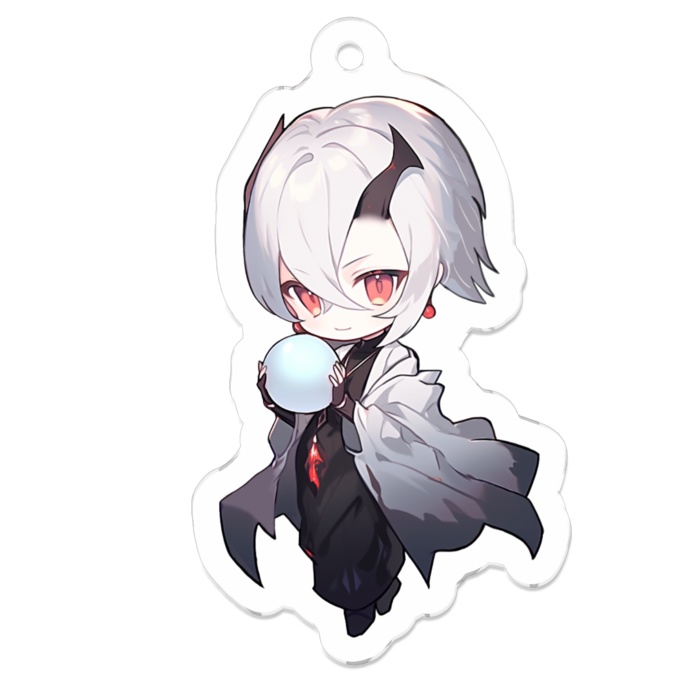 私は鈴子と申しますアクリルキーホルダー