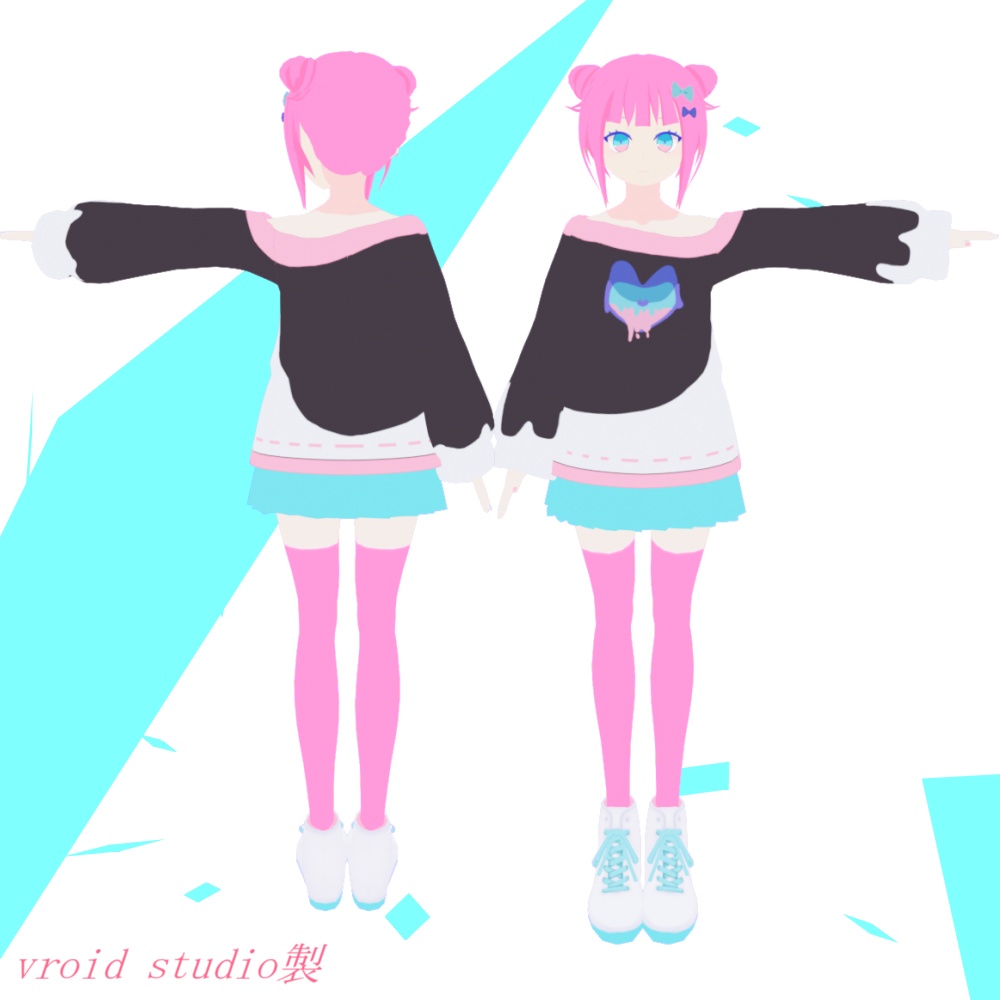 【オリジナル3Dモデル】おだんごちゃん