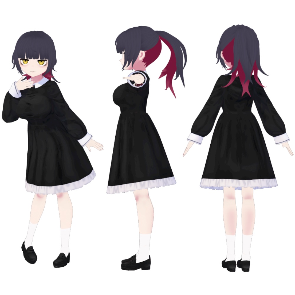 【VRM・MMD】Vroid製ひなあたたモデルβ【Vtuber】