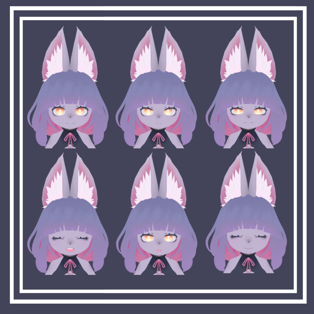 オリジナル3Dモデル『けもあたた』