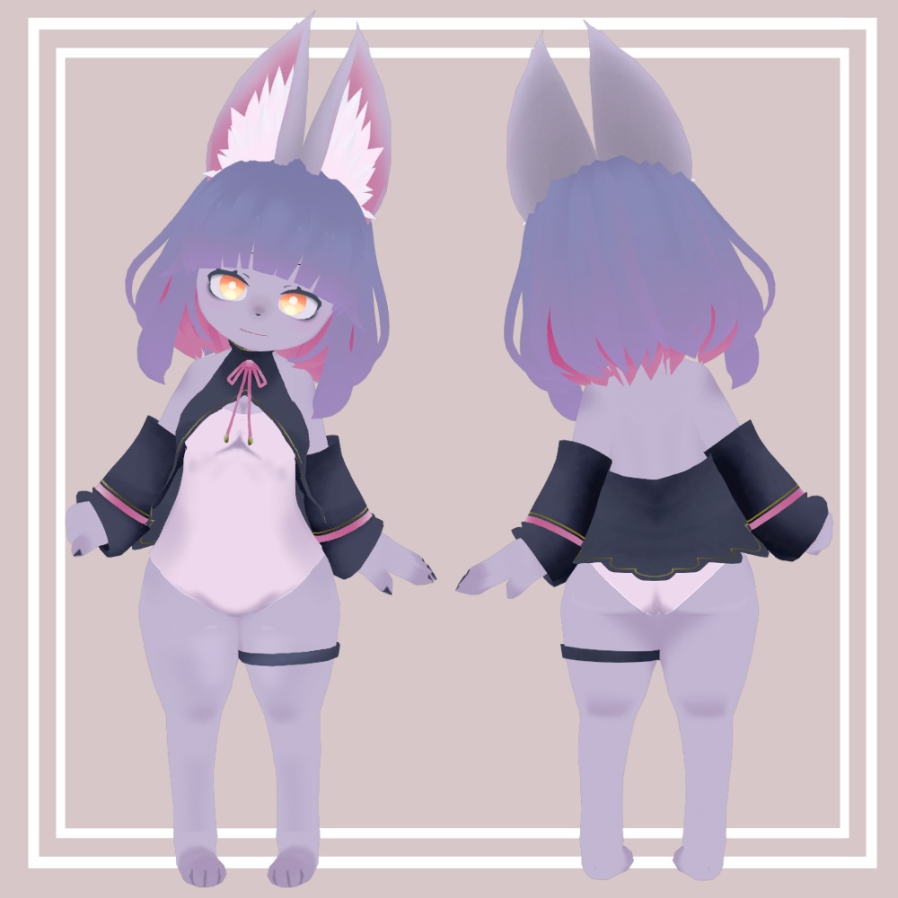 オリジナル3Dモデル『けもあたた』