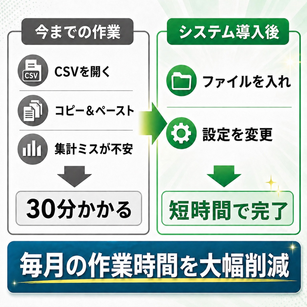 CSV・Excel業務を自動化するPythonツール(DL版)