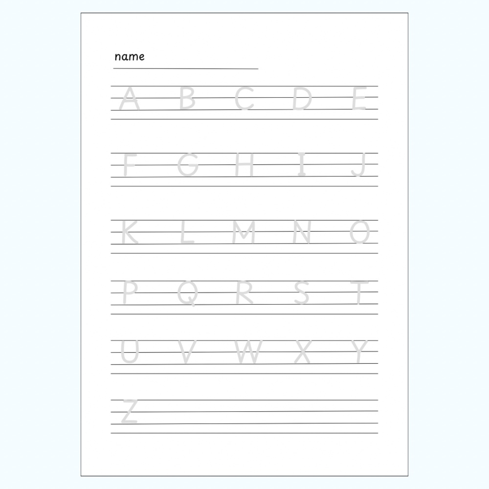 アルファベット なぞりがき(A–Z)|Alphabet Tracing Worksheets|Printable PDF