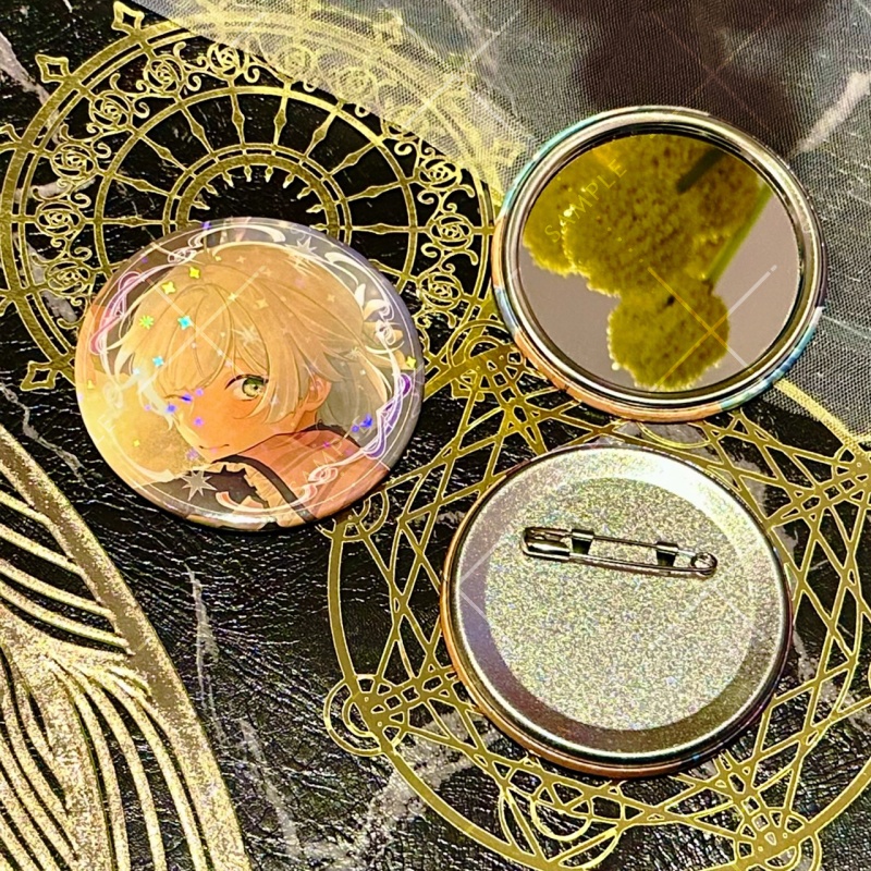 🐰ミニ缶ミラー/缶バッジ