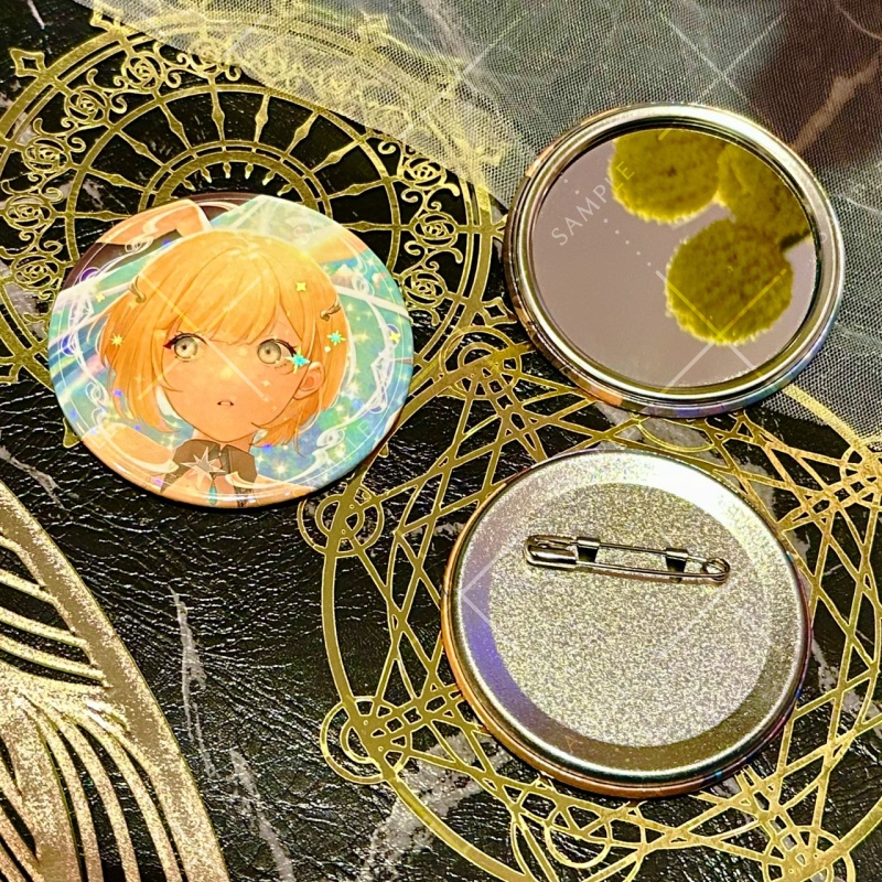 🐰ミニ缶ミラー/缶バッジ