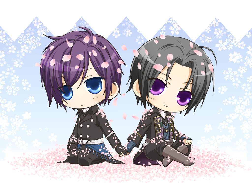 薄桜鬼 副長と一君のブランケット