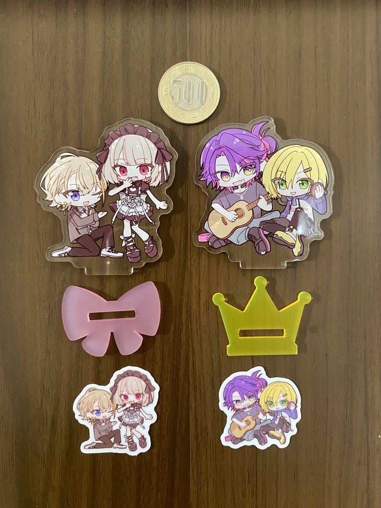 おりコウカフェ組 アクリルスタンド ステッカー