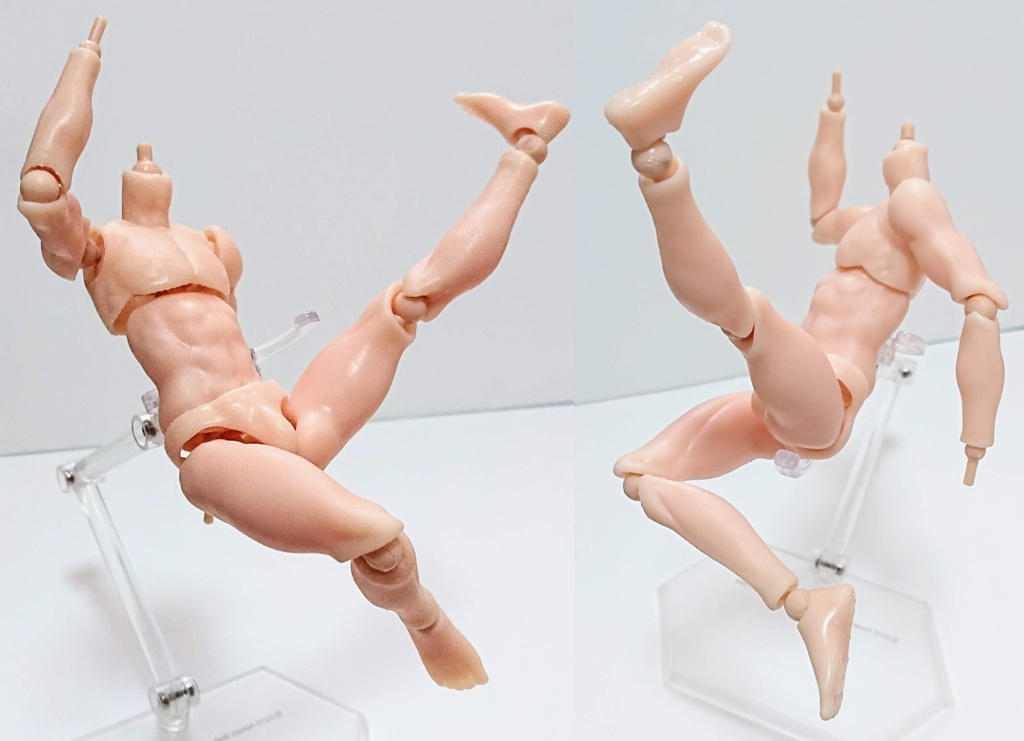 簡易男性可動素体 1/12スケール 3Dプリンター出力品